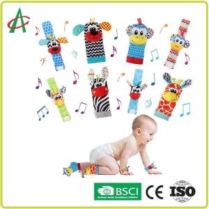 Buy cheap 3.36 Ounces Baby Plush Rattle , ASTM Foot And Wrist Rattles from wholesalers
