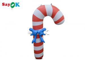 Quality 35 Inch Outdoor Inflatable Holiday Decorations Christmas Candy Cane for sale