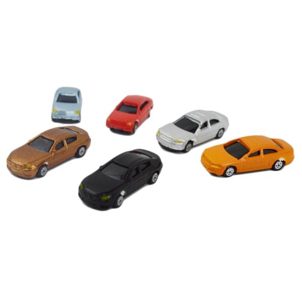 1:150 ABS plastic 3x1x0.9cm model color car for architectural miniature kits or toy