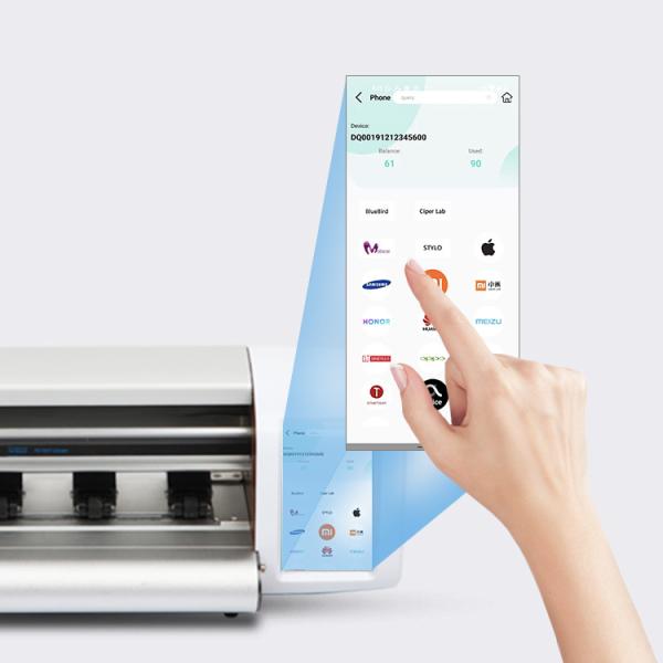 Cellphone Inkjet Skin Screen Guard Cutter Machine Custom Stickers Printer Graph Plotter