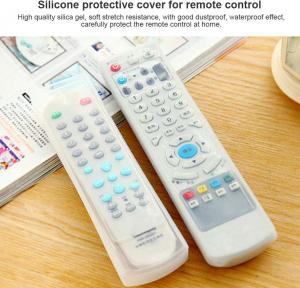 China Compatible With Samsung TV Remote Control Silicone Protective Case Household Dustproof Silicone Storage Case on sale