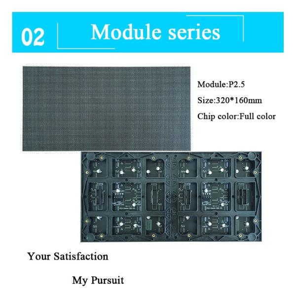 Brightness 800-1200cd/M2 P2.5 Indoor LED Display Screen , Church LED Video Wall Display