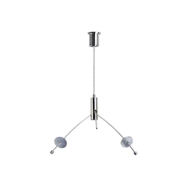 Pre Drilled Hanging Lamp Kit , Pendant Light Cable Kit For Artwork / Shelves