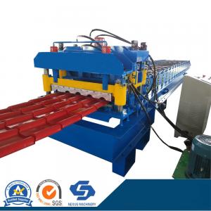 Quality                  Single Press Mold Metal Steel Ceramic Glazed Tile Roll Forming Machine for Making Ecological Floor Roof Wall Panel Machine              for sale