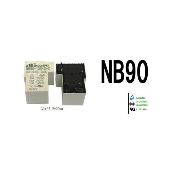 Sealed NO And NC 24VDC SPDT Relay 1.2W 50A For Vehicle Fast Charging Point