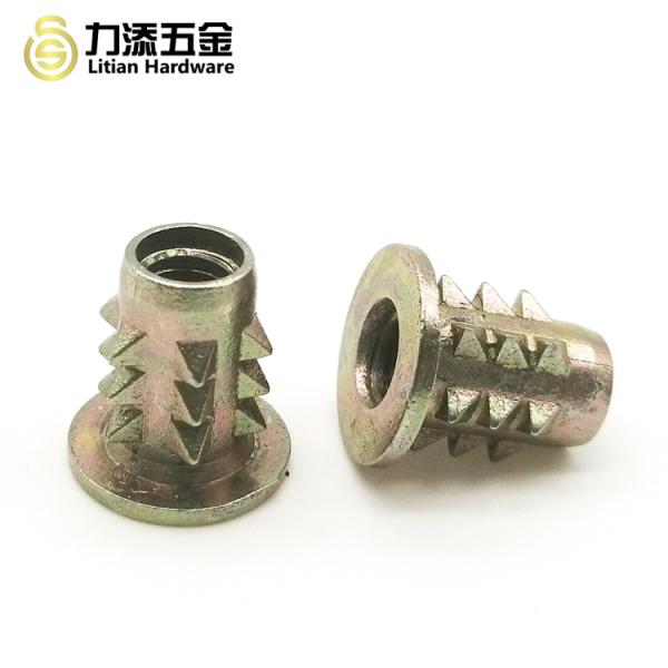 Threaded Rivet Nut For Wood M10 Zinc Plated Woodproof Thorn Insert