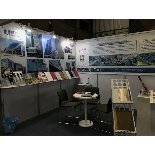 Alumetal B1 A2 Fireproof Aluminum Composite Panel Exterior Metal Cladding 1250mm