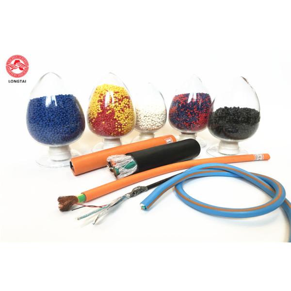 Cable Grade Soft High Flexible PVC Compound 60A~90A Hardness to take place of TPE compound