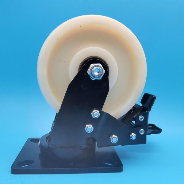 Loading Trolley Wheels Heat Resistant Caster Wheels 150–250°C Lockable Rigid Swivel Production Lines
