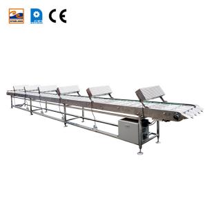 Quality Stainless Steel Food Conveyor Belt With Marshalling Cooling Function for sale