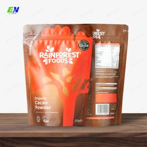 Quality Smell Proof Compostable Food Pouches High Barrier Resealable Mylar Bags for sale