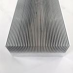 AA6063 Aluminum Extrusion Heatsink Profiles Anodising With High Dense Fins
