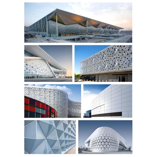 Indoor Perforated Metal Ceiling 2 to 5 Kg per Square Meter Weight in Flat Edge Hemmed Edge and Beveled Edge Styles for Commercial Spaces