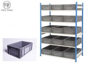 Quality Grey Heavy Duty Storage Containers With Lids 600 X 400 X 230 Racking Shelving Bay for sale