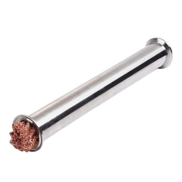 Red copper mesh filter, column mounted, wire mesh filter for distillation