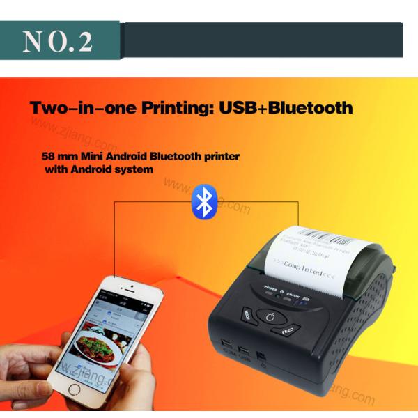 Mobile 2 Inch Bluetooth Thermal Printer USB POS Printer