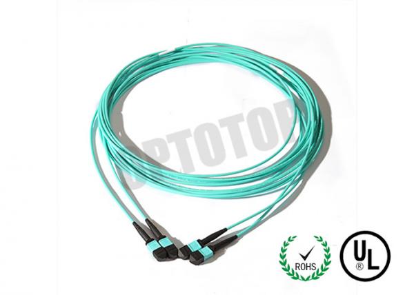 Buy Male To Male Multimode MPO Trunk Cable OM 1 For CATV / EDFA / FTTH at wholesale prices