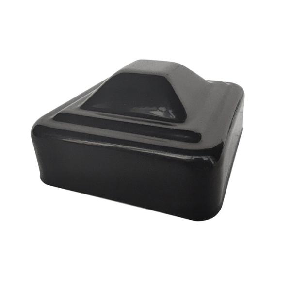 4" 3" Galvanized Fence Post Caps 75mm 100mm Square Galvanised Steel Post Cap