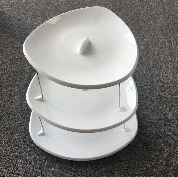 Fruit Three Tier Serving Tray Twistfold Cake Party Plates ECO Friendly