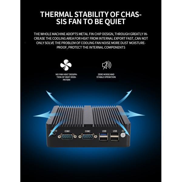 N2830 Industrial Control Computer Mini Host Dual Quad Core Microcomputer