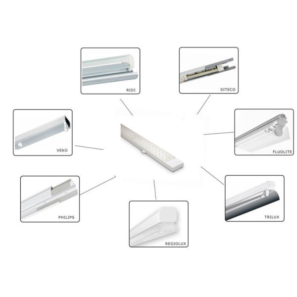 White LED Light Module Trilux Regiolux Siteco Fluolite Zumtobel Compatible