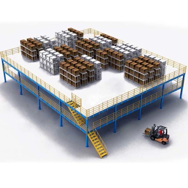 Customized Loading Capacity Steel Structure Platform Space Saving Storage Solution