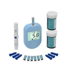 Quality Handheld Medical Device Consumables Blood Glucose Meter With Strips for sale