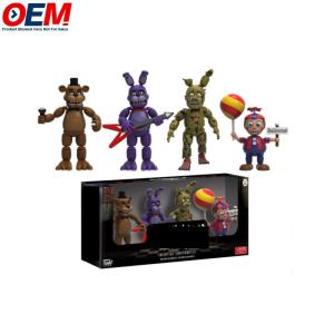 Quality Customized OEM Hot sell New arrival Five Nights At Freddy Action Figures 4pcs/pack FNAF Toy Model PVC Action Figure for sale