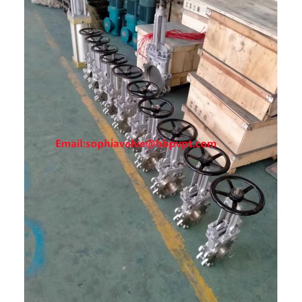 cast steel JIS 10K knife gate valve