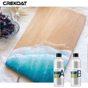 Quality Food Grade Clear Epoxy Resin Kit For Craft And Art Rock Solid Bubbles Free for sale