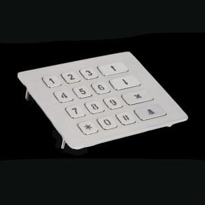 Led Backlight 16 Button Keypad 4x4 Matrix Type For Outdoor Industrial Equipment