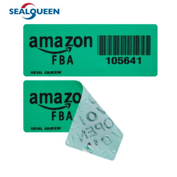 Customize Tamper Evident Waterproof Security Sticker Tape Anti Fake