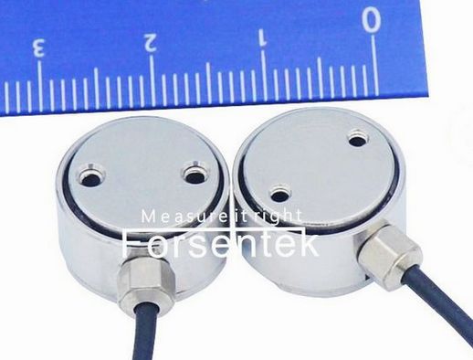 Micro Compression Force Transducer 2lb Flanged Load Cell 5lb Column Force Sensor 10lb