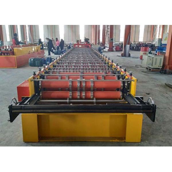 PLC Control System Floor Deck Roll Forming Machine For Construction Building