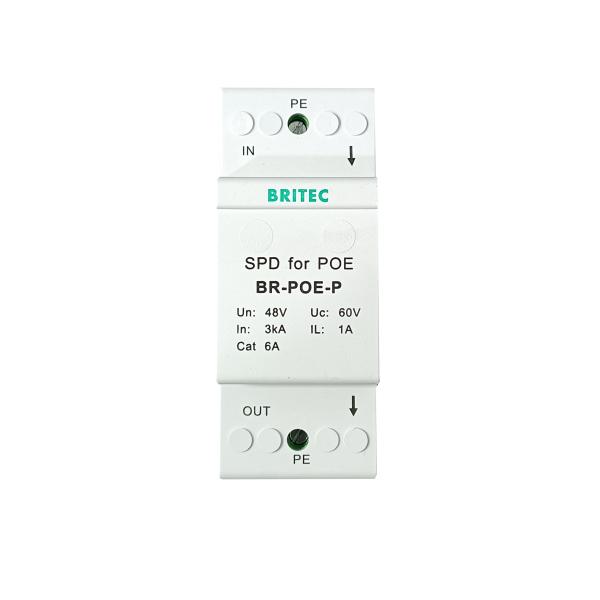 BR-POE-P Surge Protector telecommunication equipments POE network Cat6 line surge protector NET 6 PoE