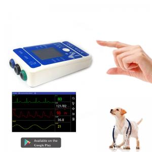 Quality PR Veterinary Patient Monitor System With Two AA Alkaline Battery Spo2 Measurement Range 35%-100% for sale