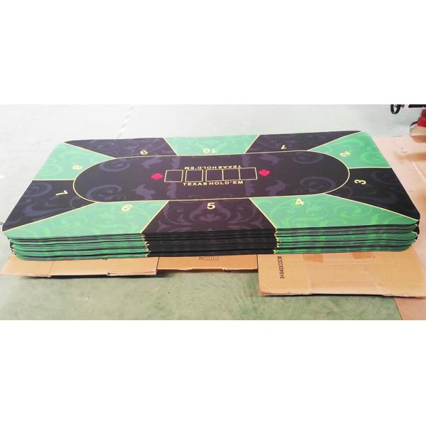 Minglu CPM-002 Professional Sure Sick Rubber  Poker Table mat Top Play Cards Gambling Poker mat