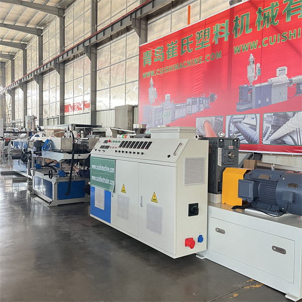 HDPE Corrugated Pipe Extrusion Line Plastic Corrugated Flexible Pipe Machine