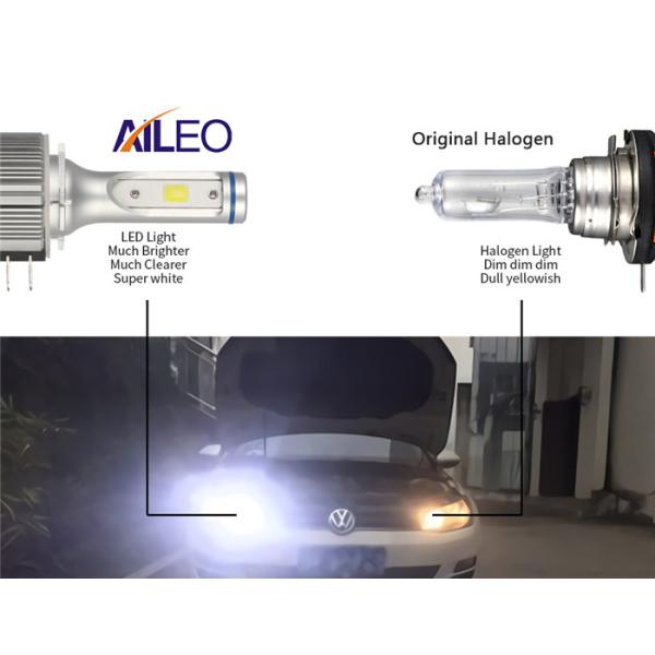 H15 Xenon White 6000K 4000LM LED Headlight Bulb Kit