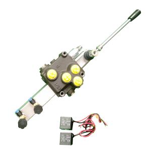 Three Modes Manual Pneumatic Electric Hydraulic Valve Straight Multi Way Valve