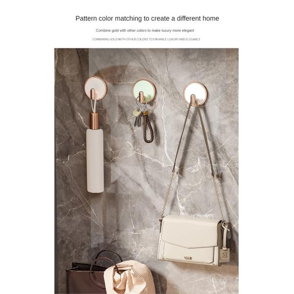 Waterproof Sturdy Adhesive Hook Plastic Towel Hooks for Hanging Coat, Hat, Key, Clothes