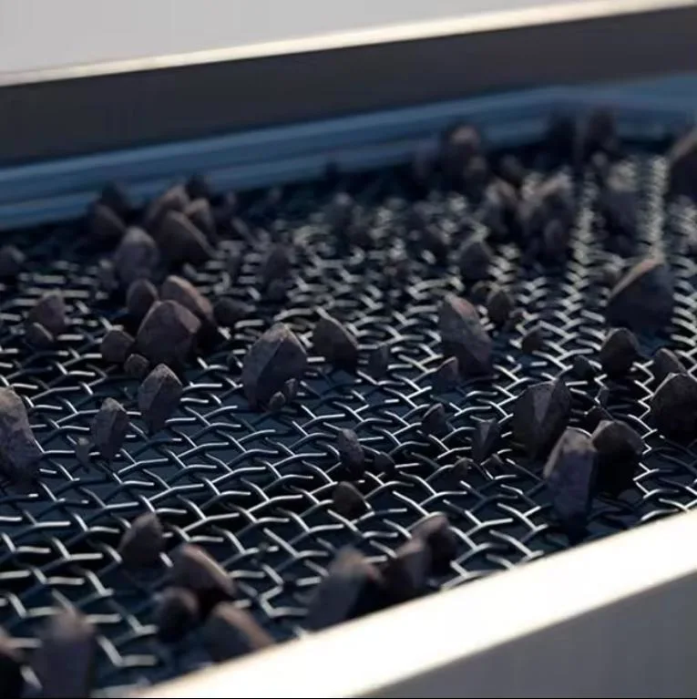 High Carbon Steel Quarry Vibrating Screen Mesh for Mining Equipment Crimped Wire Mesh