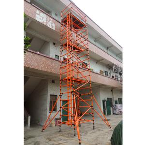 Non Conductive Insulated Scaffolding 2.8mm Thickness For Building Construction