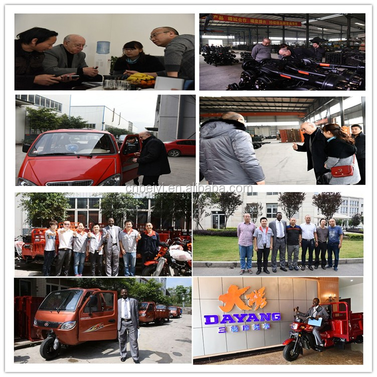 300cc 4 Stroke Enclosed Tricycle for 5 People and 600kg Loading Capacity in Peru 2016