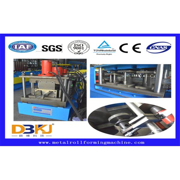 15 M / Min Automatic Rain Gutter Roll Forming Machine With Plc Control System
