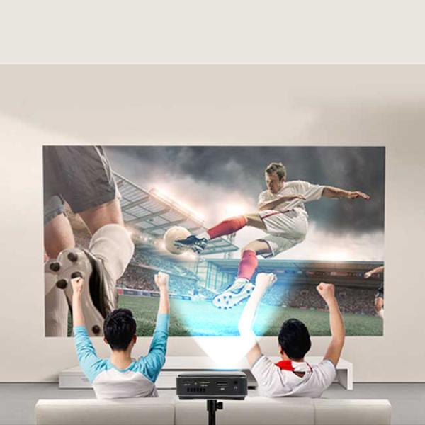 854*480 4K Keystone Correction Smart DLP Projector 65 Ansi Lumens