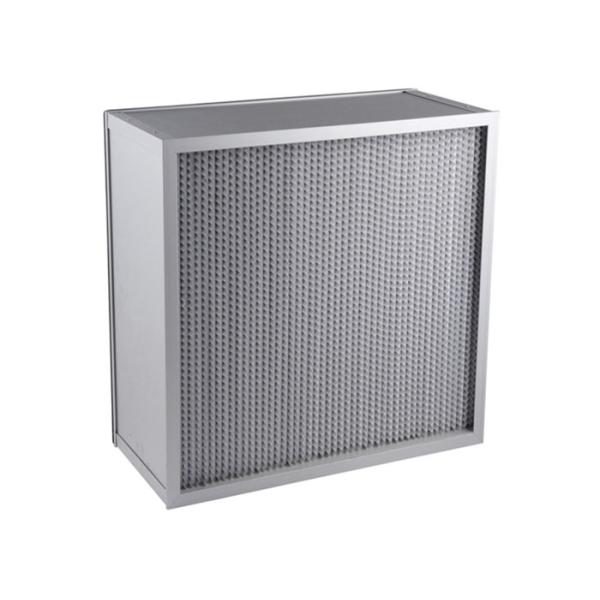 Medium Efficiency 0.5um Deep Pleat Air Filter 610*610*292 Flange Type