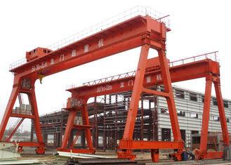 Buy Work Yard A Frame Double Beam Gantry Crane , Optional Color Rubber Tired Gantry Crane at wholesale prices