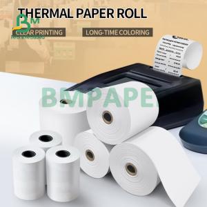 China BPA Free 65gsm Thermal Printer Paper Roll For Cashier Receipt  80mm 57mm on sale