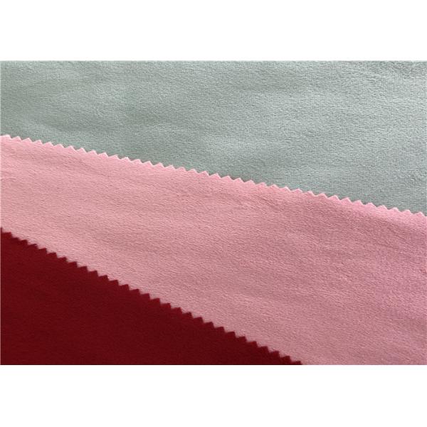 140gsm Microfiber Suede Velvet Fabric For Garment Clothes 100% Polyester